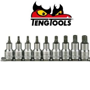 ΣΕΤ ΚΑΡΥΔΑΚΙΑ TORX ΑΡΣΕΝΙΚΑ 1/2'' ΤΧ20-ΤΧ60mm 9TEM TENGTOOLS