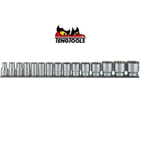 ΣΕΤ ΚΑΡΥΔΑΚΙΑ ΠΟΛΥΓΩΝΑ 1/2'' 10-32mm 15TEM TENGTOOLS